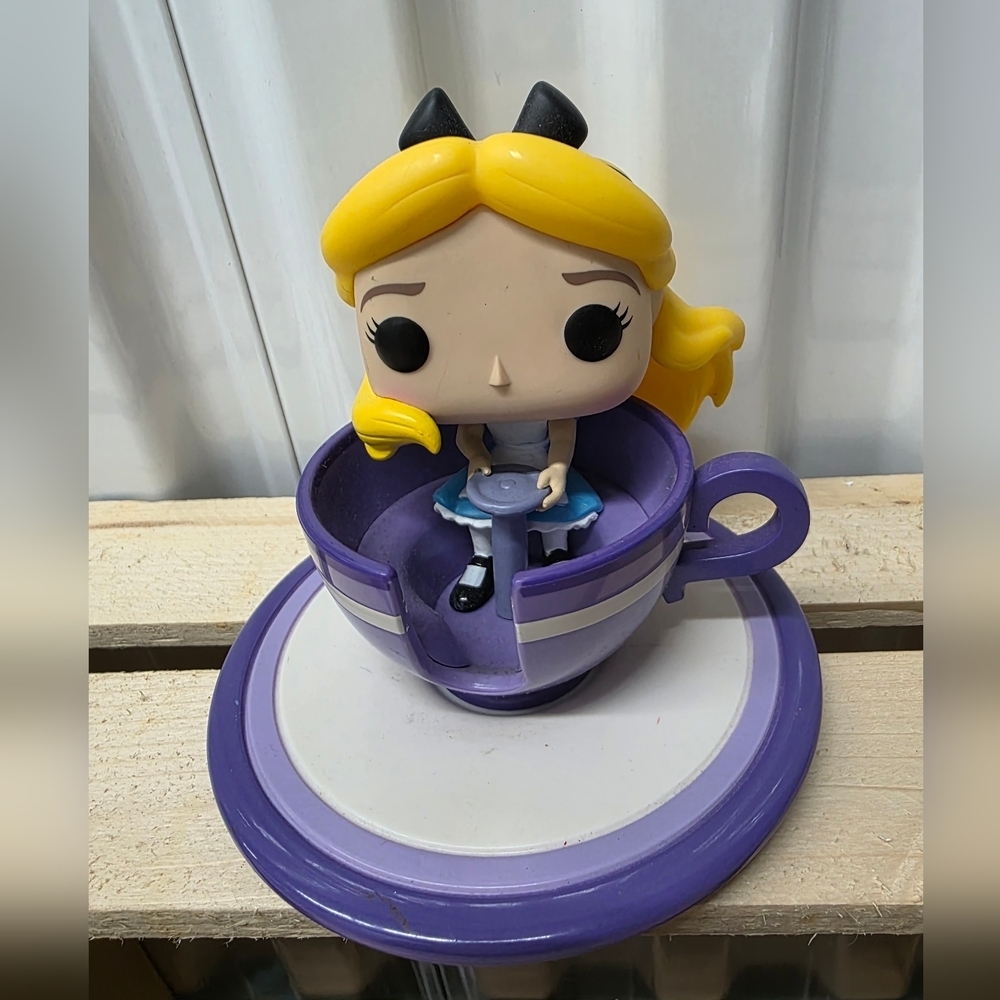 Disney Funko Purple and White Teacup Figurine